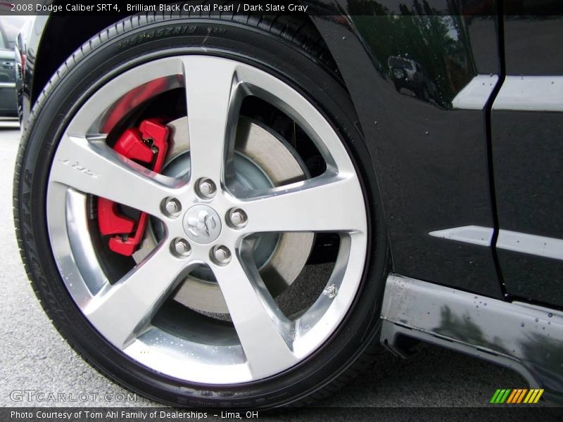 Brilliant Black Crystal Pearl / Dark Slate Gray 2008 Dodge Caliber SRT4