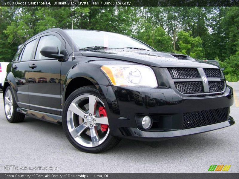 Brilliant Black Crystal Pearl / Dark Slate Gray 2008 Dodge Caliber SRT4