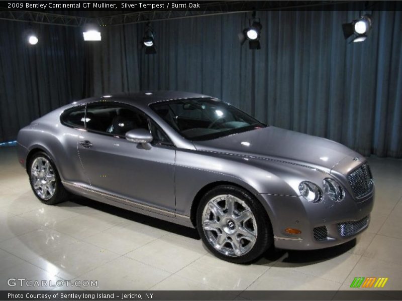 Silver Tempest / Burnt Oak 2009 Bentley Continental GT Mulliner