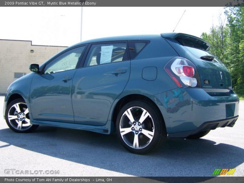 Mystic Blue Metallic / Ebony 2009 Pontiac Vibe GT