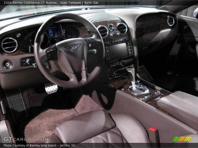 Silver Tempest / Burnt Oak 2009 Bentley Continental GT Mulliner