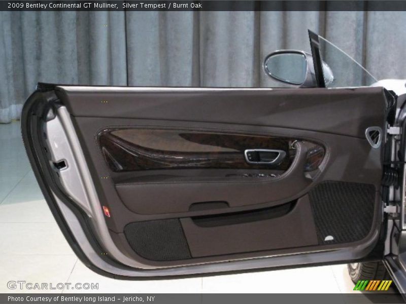 Silver Tempest / Burnt Oak 2009 Bentley Continental GT Mulliner