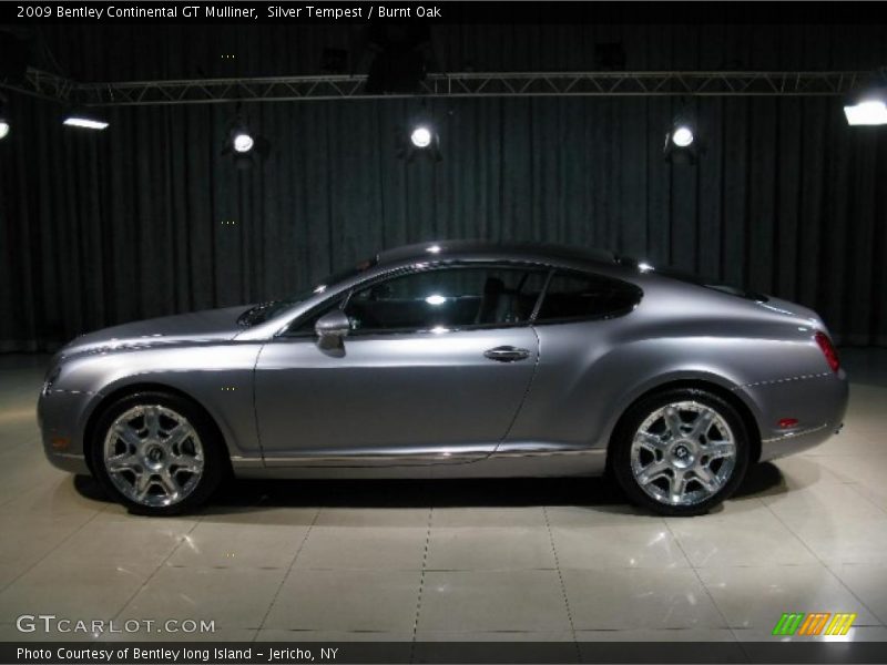 Silver Tempest / Burnt Oak 2009 Bentley Continental GT Mulliner