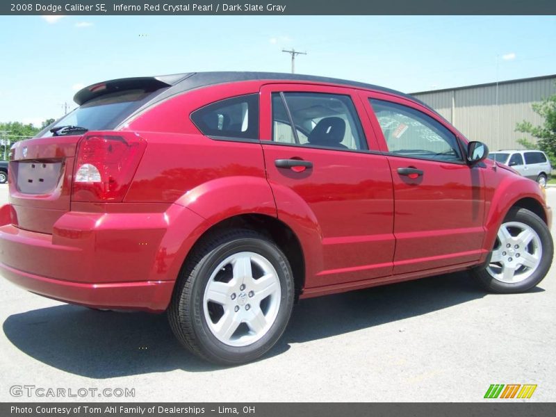 Inferno Red Crystal Pearl / Dark Slate Gray 2008 Dodge Caliber SE