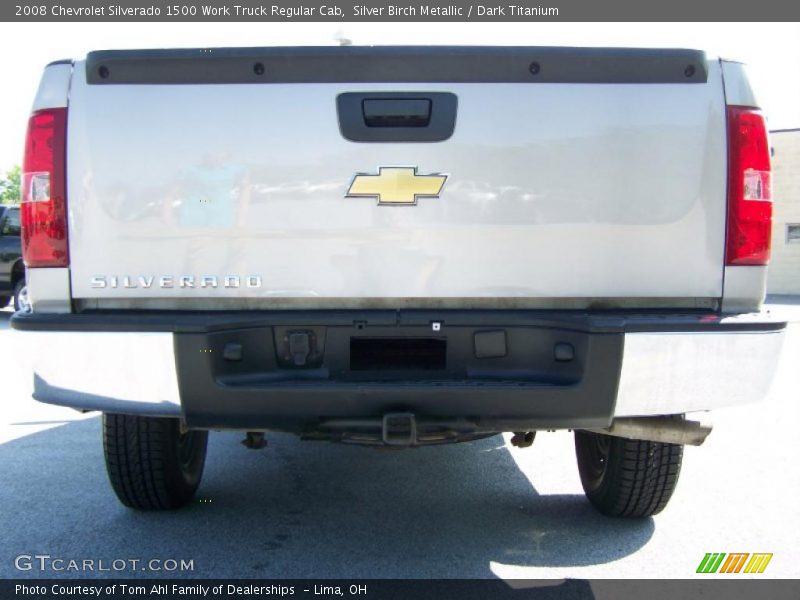 Silver Birch Metallic / Dark Titanium 2008 Chevrolet Silverado 1500 Work Truck Regular Cab