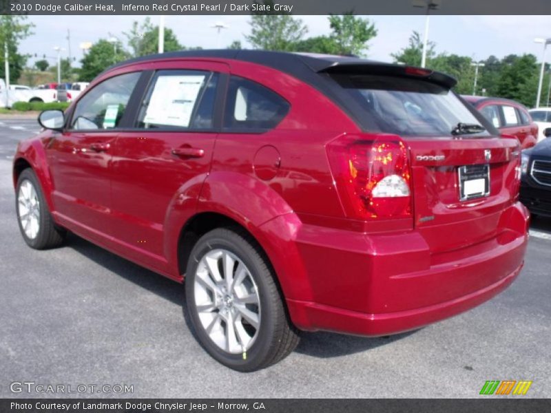 Inferno Red Crystal Pearl / Dark Slate Gray 2010 Dodge Caliber Heat