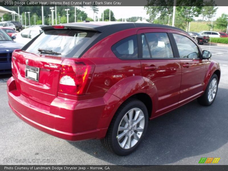 Inferno Red Crystal Pearl / Dark Slate Gray 2010 Dodge Caliber Heat