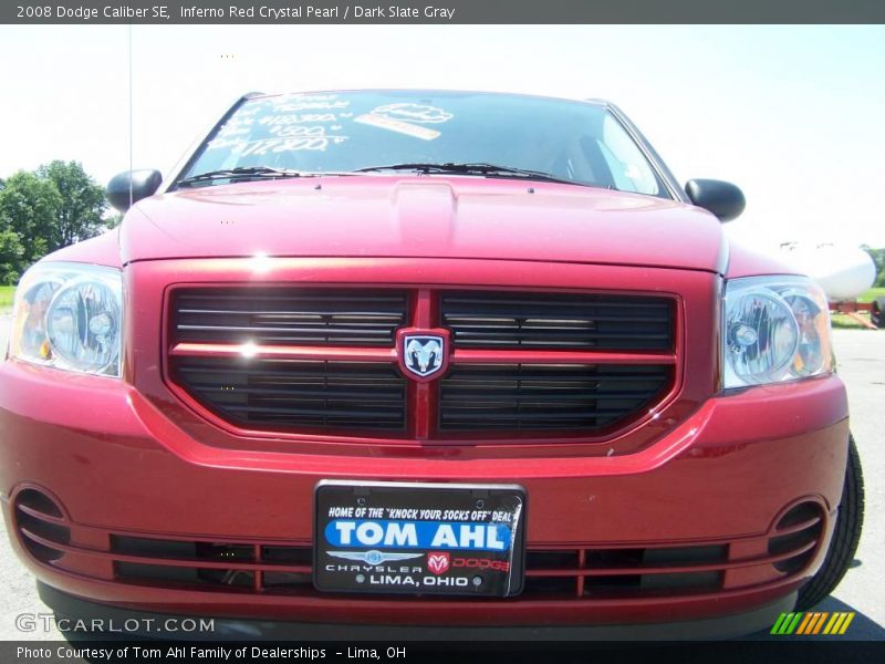 Inferno Red Crystal Pearl / Dark Slate Gray 2008 Dodge Caliber SE