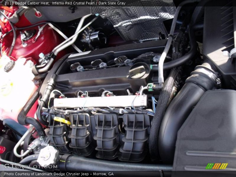 Inferno Red Crystal Pearl / Dark Slate Gray 2010 Dodge Caliber Heat