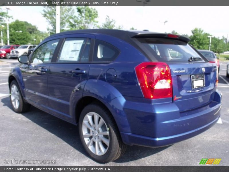 Deep Water Blue Pearl / Dark Slate Gray 2010 Dodge Caliber Heat