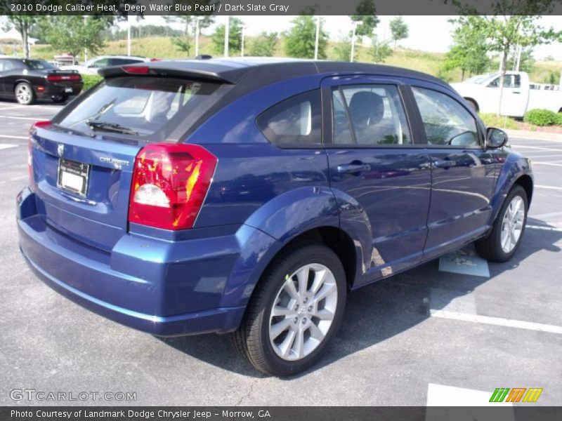 Deep Water Blue Pearl / Dark Slate Gray 2010 Dodge Caliber Heat