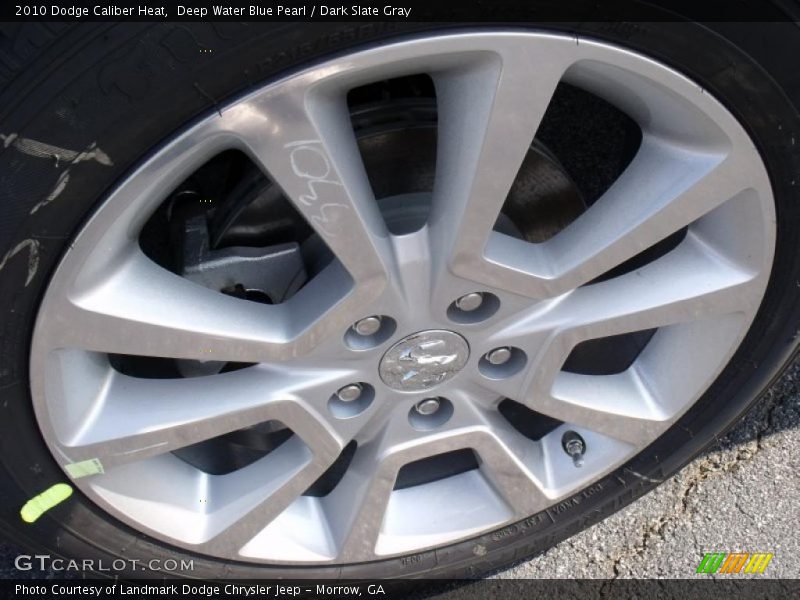 Deep Water Blue Pearl / Dark Slate Gray 2010 Dodge Caliber Heat