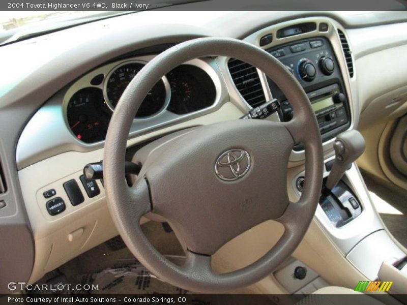 Black / Ivory 2004 Toyota Highlander V6 4WD