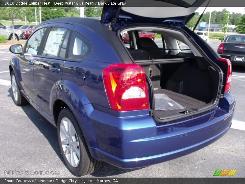 Deep Water Blue Pearl / Dark Slate Gray 2010 Dodge Caliber Heat