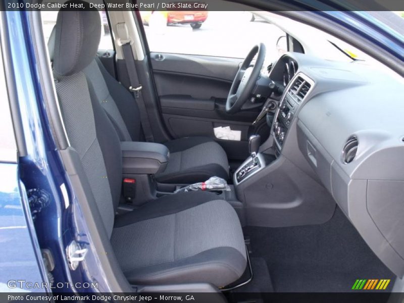 Deep Water Blue Pearl / Dark Slate Gray 2010 Dodge Caliber Heat