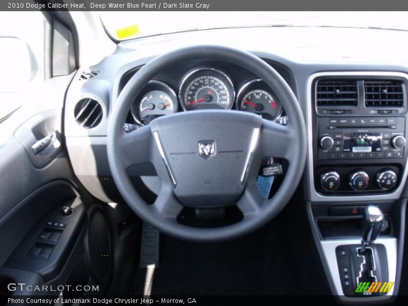 Deep Water Blue Pearl / Dark Slate Gray 2010 Dodge Caliber Heat