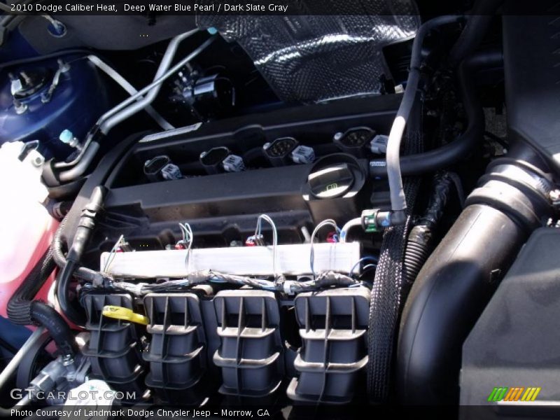 Deep Water Blue Pearl / Dark Slate Gray 2010 Dodge Caliber Heat
