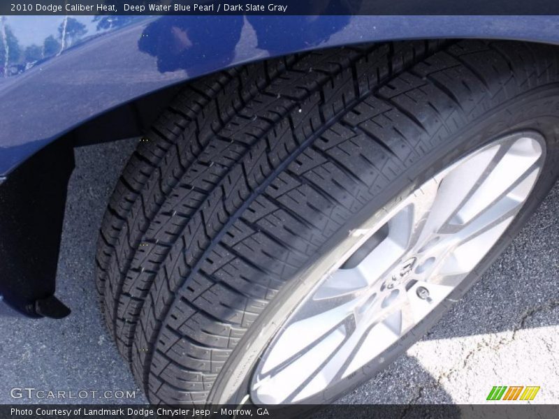 Deep Water Blue Pearl / Dark Slate Gray 2010 Dodge Caliber Heat