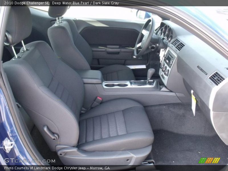 Deep Water Blue Pearl / Dark Slate Gray 2010 Dodge Challenger SE