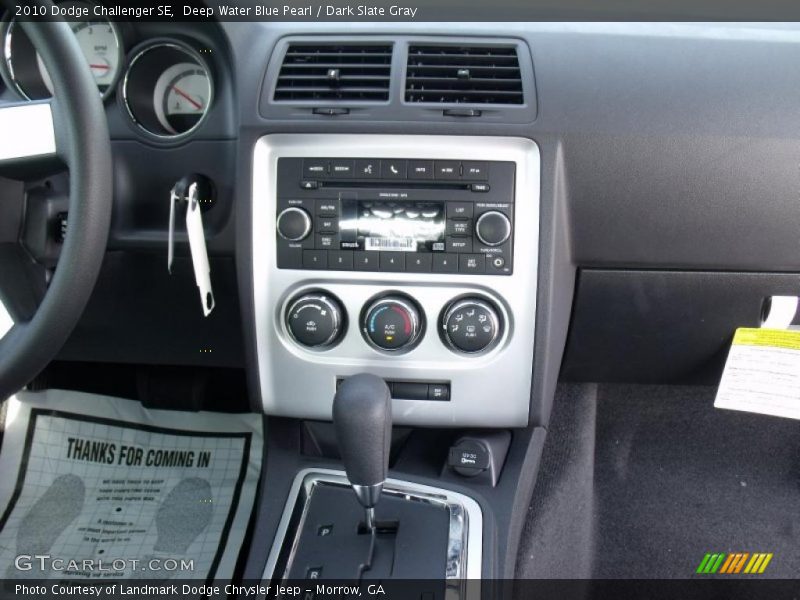 Deep Water Blue Pearl / Dark Slate Gray 2010 Dodge Challenger SE