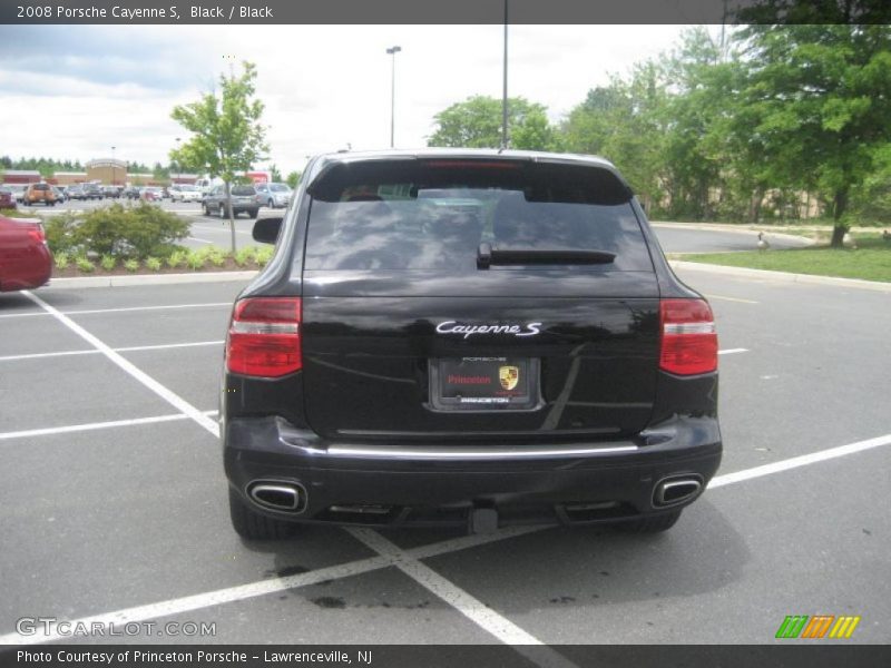 Black / Black 2008 Porsche Cayenne S