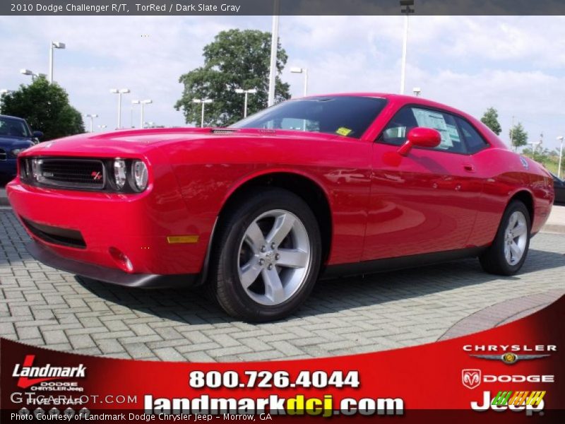 TorRed / Dark Slate Gray 2010 Dodge Challenger R/T