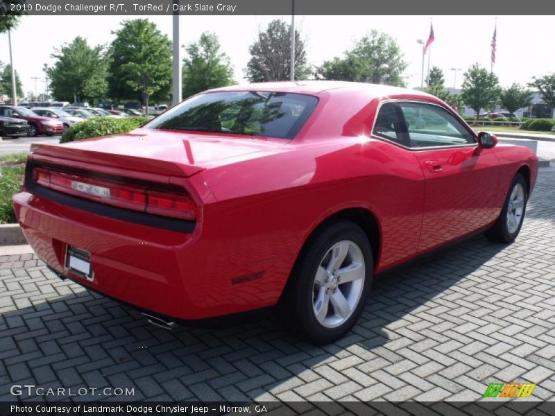 TorRed / Dark Slate Gray 2010 Dodge Challenger R/T
