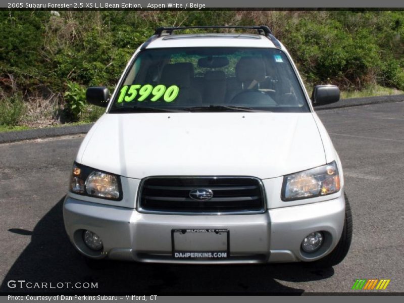 Aspen White / Beige 2005 Subaru Forester 2.5 XS L.L.Bean Edition