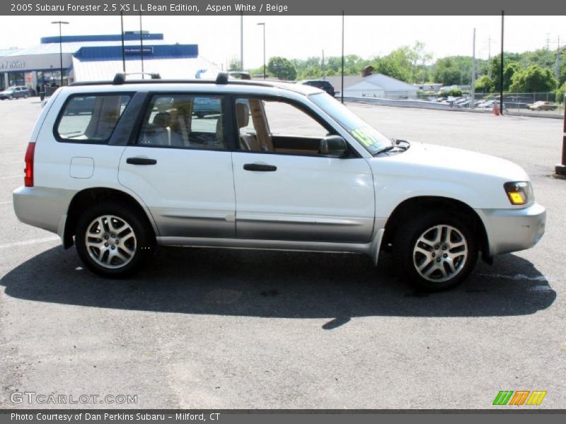 Aspen White / Beige 2005 Subaru Forester 2.5 XS L.L.Bean Edition