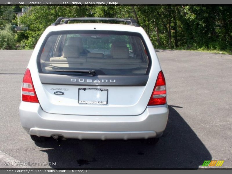 Aspen White / Beige 2005 Subaru Forester 2.5 XS L.L.Bean Edition