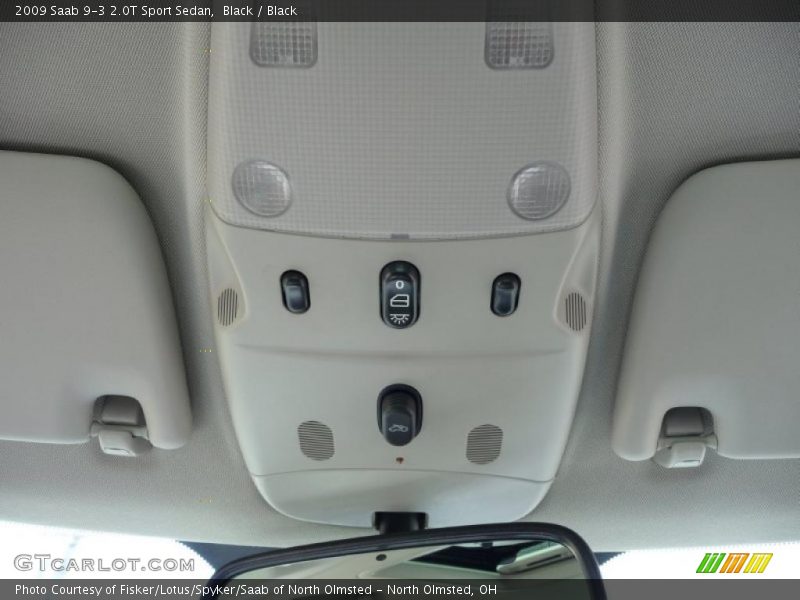 Black / Black 2009 Saab 9-3 2.0T Sport Sedan