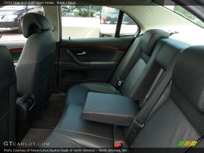 Black / Black 2009 Saab 9-3 2.0T Sport Sedan