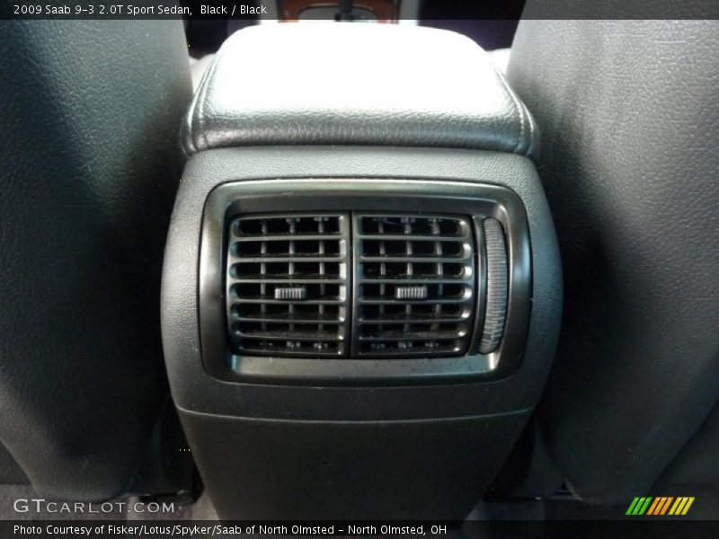 Black / Black 2009 Saab 9-3 2.0T Sport Sedan
