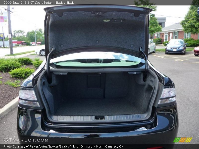Black / Black 2009 Saab 9-3 2.0T Sport Sedan