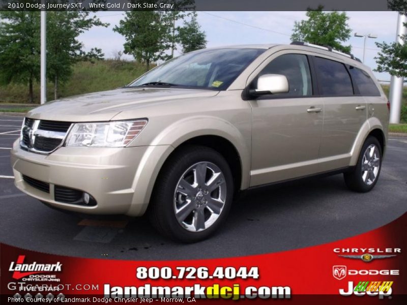 White Gold / Dark Slate Gray 2010 Dodge Journey SXT