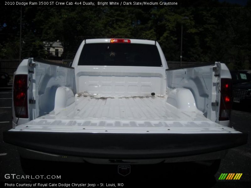 Bright White / Dark Slate/Medium Graystone 2010 Dodge Ram 3500 ST Crew Cab 4x4 Dually