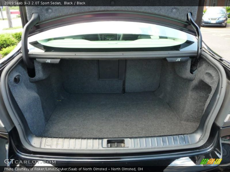 Black / Black 2009 Saab 9-3 2.0T Sport Sedan
