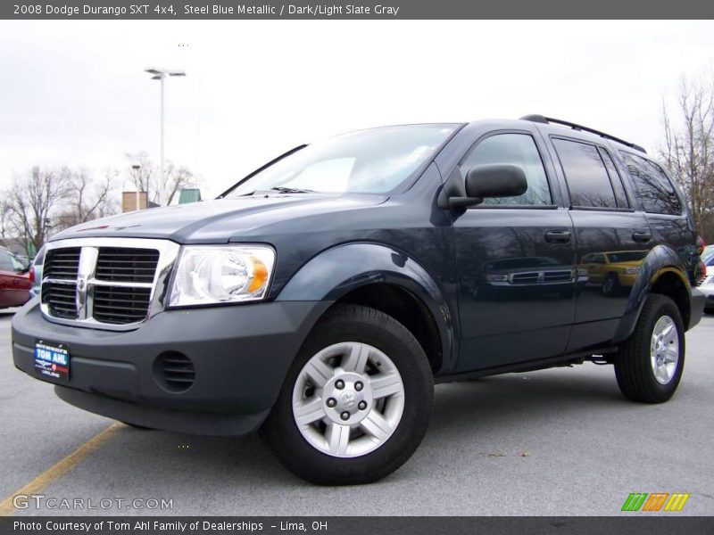Steel Blue Metallic / Dark/Light Slate Gray 2008 Dodge Durango SXT 4x4