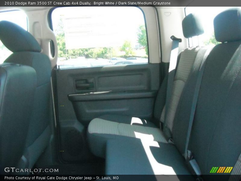 Bright White / Dark Slate/Medium Graystone 2010 Dodge Ram 3500 ST Crew Cab 4x4 Dually