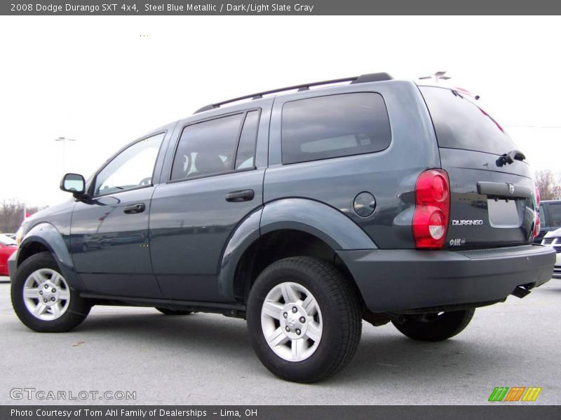 Steel Blue Metallic / Dark/Light Slate Gray 2008 Dodge Durango SXT 4x4