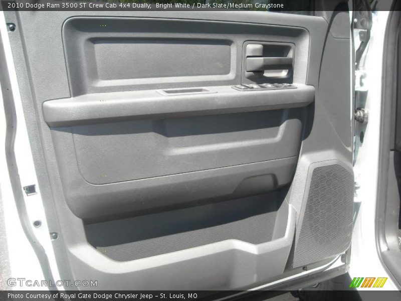 Bright White / Dark Slate/Medium Graystone 2010 Dodge Ram 3500 ST Crew Cab 4x4 Dually
