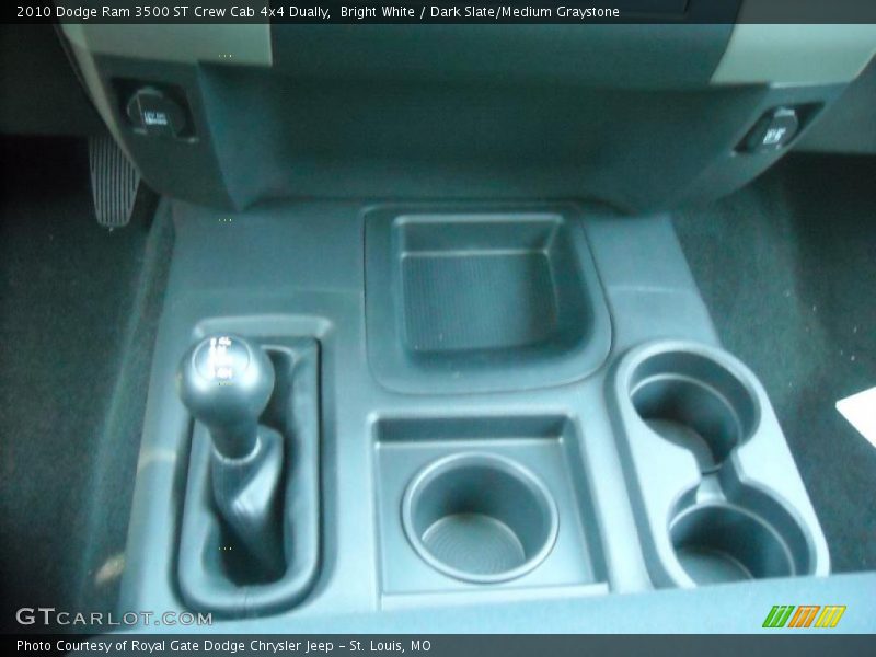 Bright White / Dark Slate/Medium Graystone 2010 Dodge Ram 3500 ST Crew Cab 4x4 Dually
