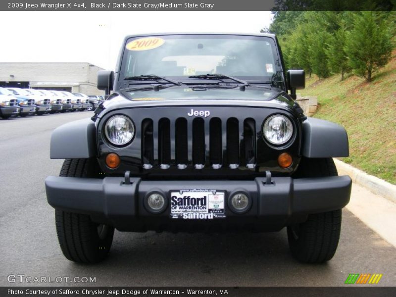 Black / Dark Slate Gray/Medium Slate Gray 2009 Jeep Wrangler X 4x4