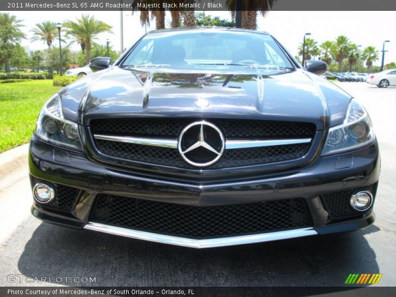 Majestic Black Metallic / Black 2011 Mercedes-Benz SL 65 AMG Roadster