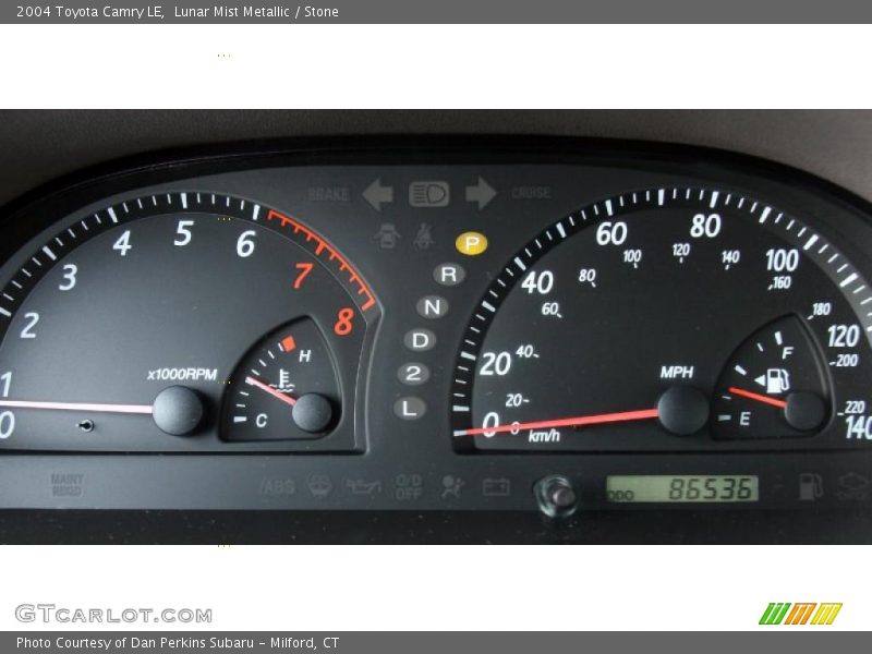 Lunar Mist Metallic / Stone 2004 Toyota Camry LE