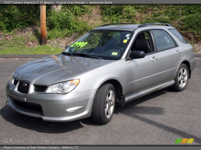Crystal Gray Metallic / Anthracite Black 2007 Subaru Impreza 2.5i Wagon