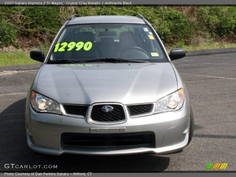 Crystal Gray Metallic / Anthracite Black 2007 Subaru Impreza 2.5i Wagon
