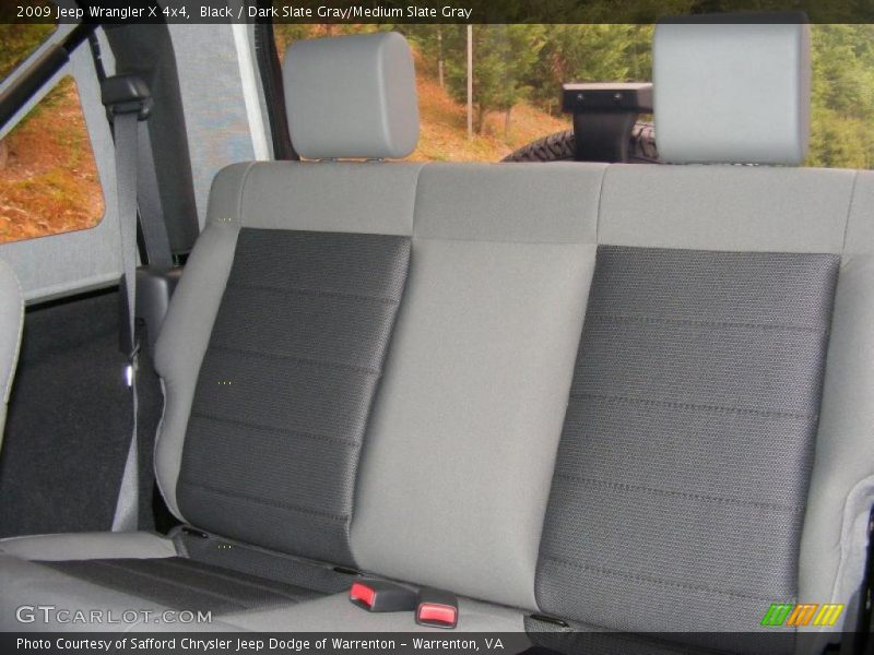 Black / Dark Slate Gray/Medium Slate Gray 2009 Jeep Wrangler X 4x4