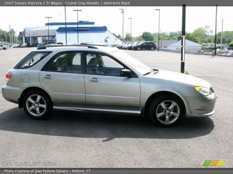 Crystal Gray Metallic / Anthracite Black 2007 Subaru Impreza 2.5i Wagon