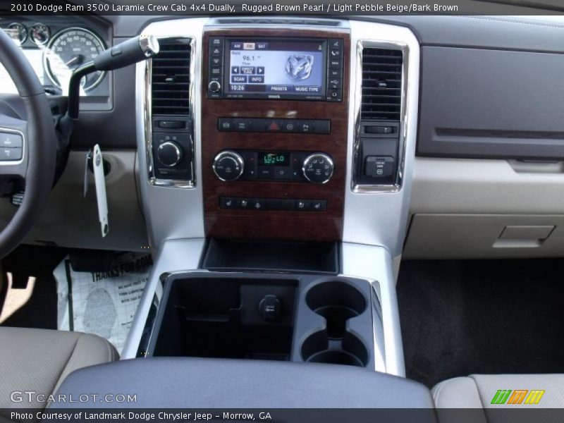 Rugged Brown Pearl / Light Pebble Beige/Bark Brown 2010 Dodge Ram 3500 Laramie Crew Cab 4x4 Dually